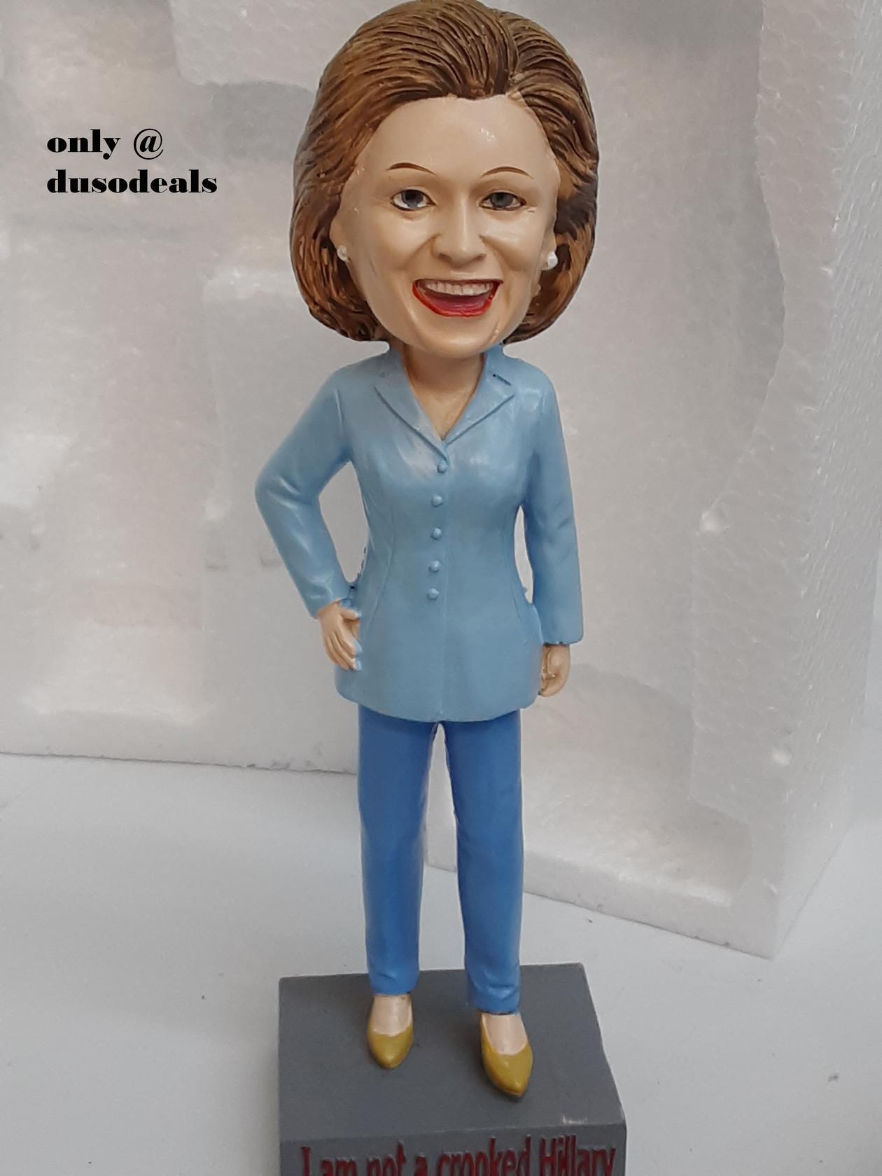 Mini Figurine SET Trump: Wailing Wall/ Hillary, I'm not a crooked Hillary - PAIR