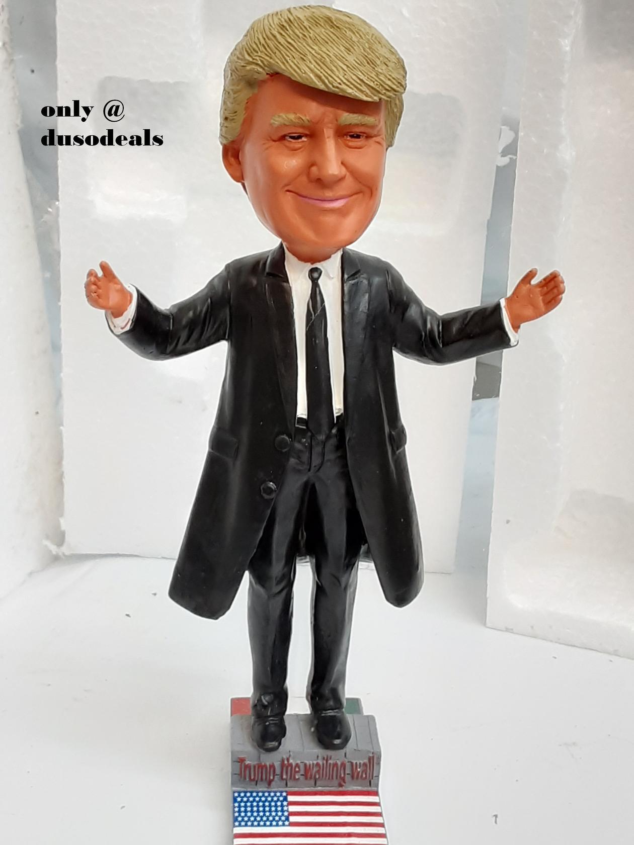 Mini Figurine SET Trump: Wailing Wall/ Hillary, I'm not a crooked Hillary - PAIR