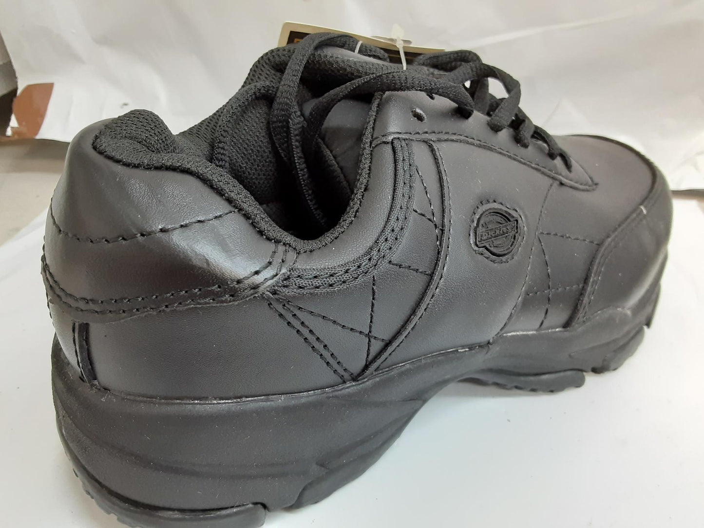 Dickies Quilted Oxford-Slip Resistant- Black-CD3220- 7.5 Wide-Women- Preowned