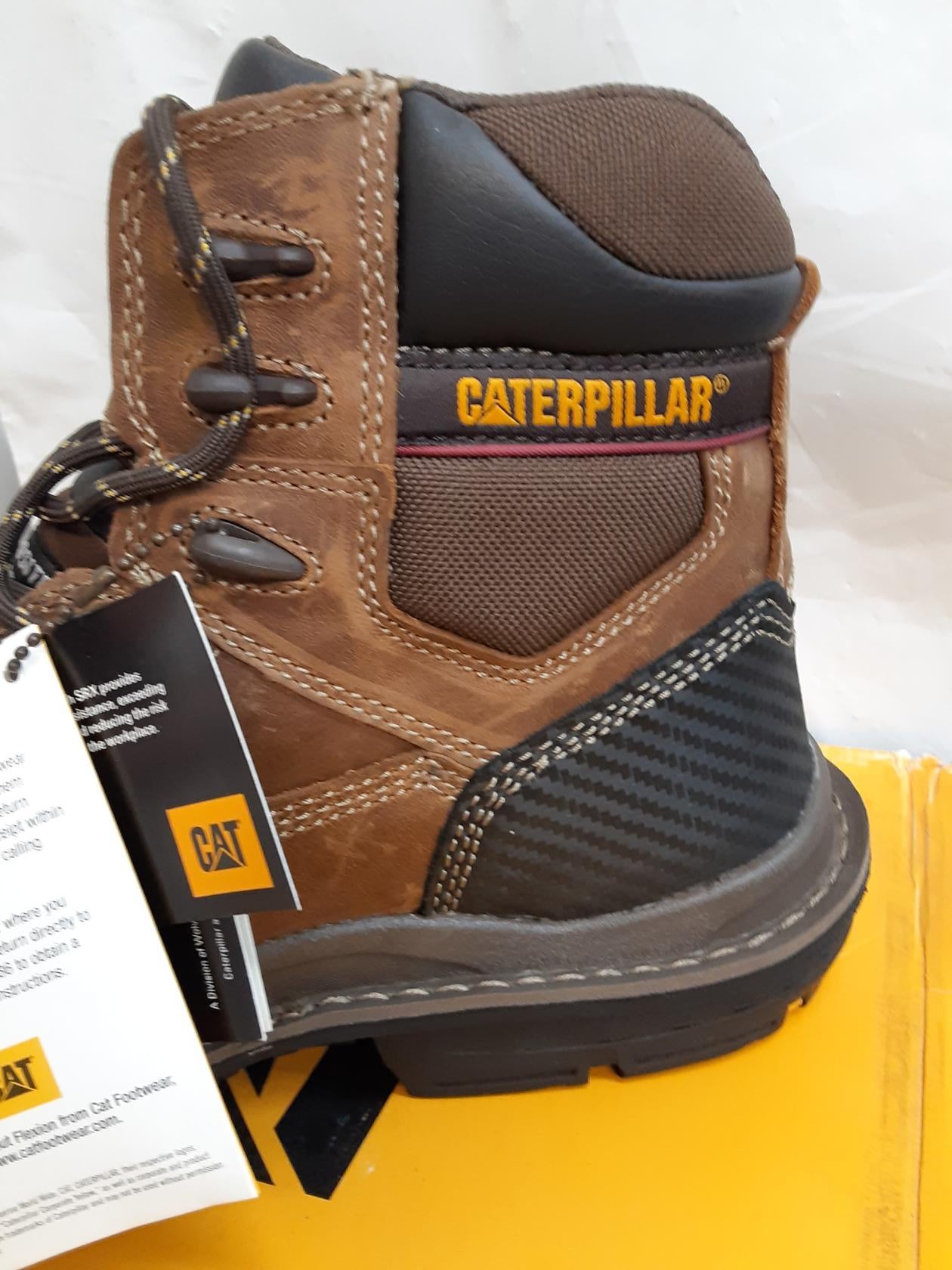 Caterpillar- Fabricate 6" Tough WP Comp Toe- Dark Beige- P90451- 11 Wide- MEN