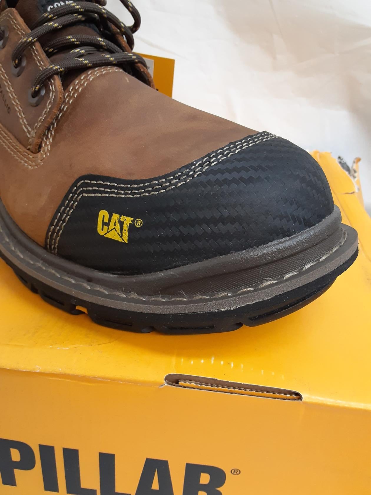 Caterpillar- Fabricate 6" Tough WP Comp Toe- Dark Beige- P90451- 11 Wide- MEN