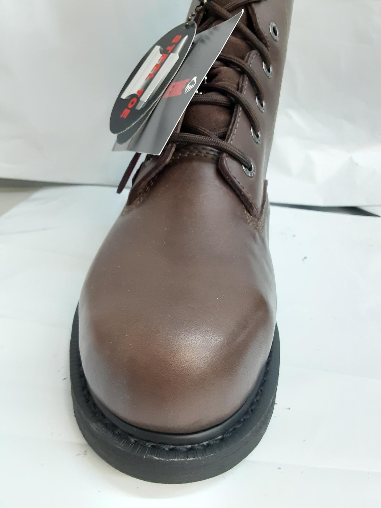 WOLVERINE- Cannonsburg 8" Internal Met, SR- WO4452-Size 10.5 Medium- BROWN- New