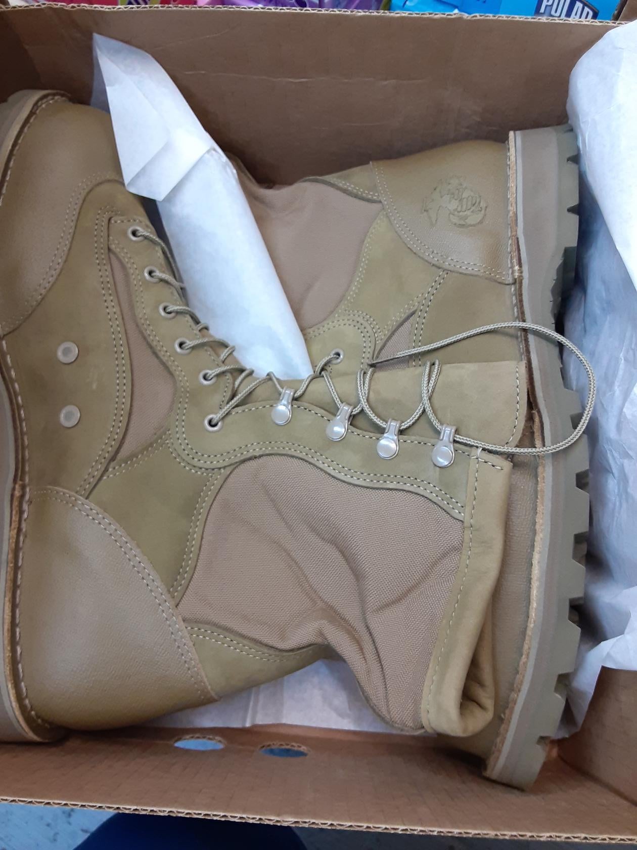 Danner Men's USMC Rat 8" Boots, Mojave ST 15610 Size 13.5 Wide -OPEN BOX-