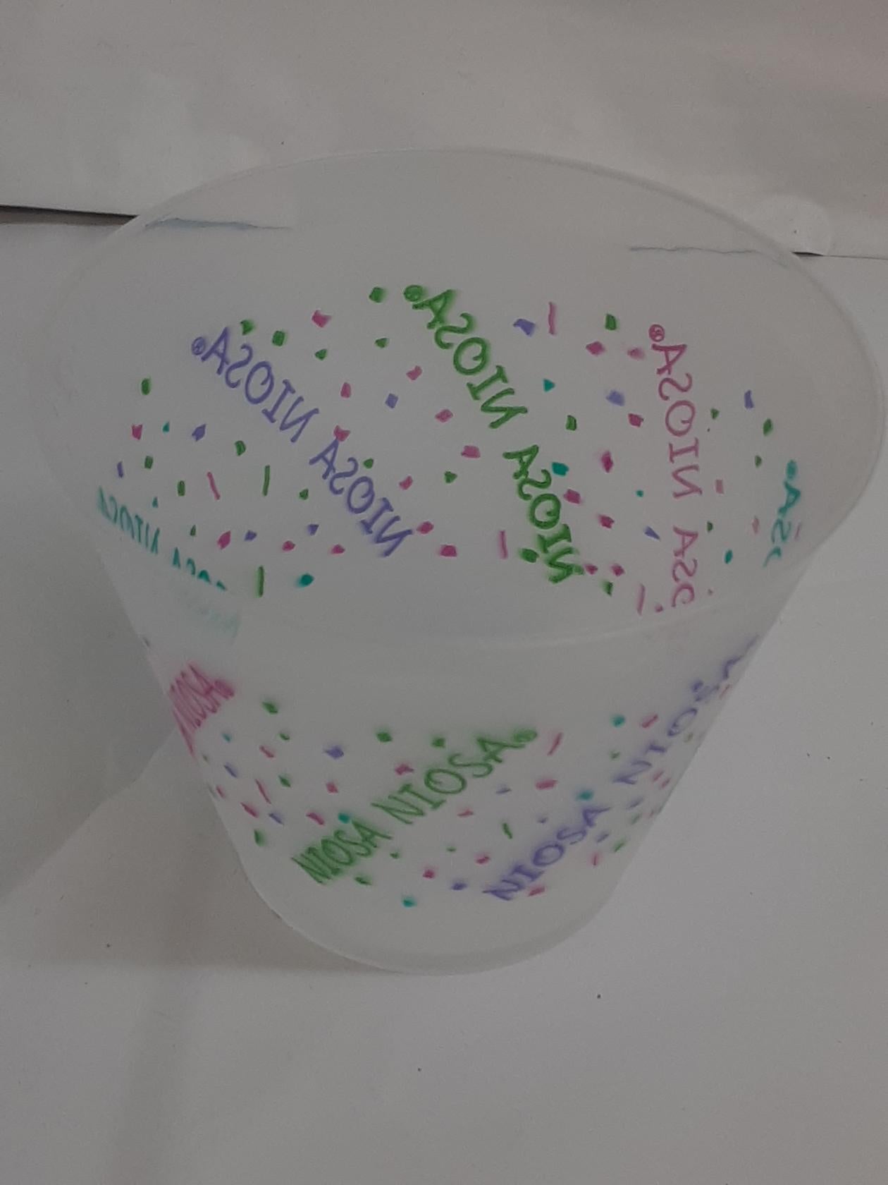 Frost-Flex 8.75 oz  -Plastic Tumblers - Niosa 2002- CASE of 70- NEW