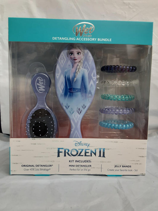 Disney's Frozen II Wet Brush Detangling Accessory Bundle- ELSA Original- NEW!