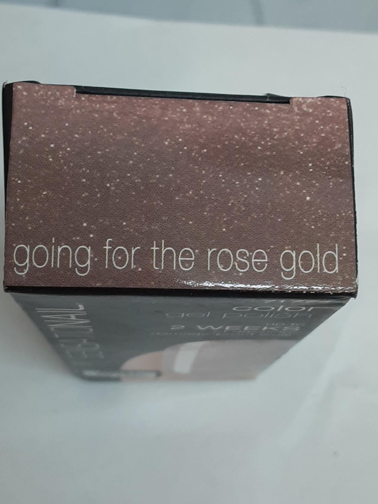 Sensationail Color Gel Polish, 'Going for the Rose Gold' 71774, NEW (1)