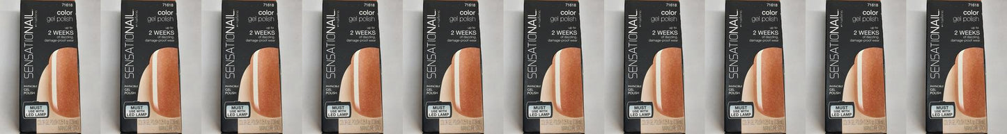 Sensationail, Gel Polish Color: Mi Amor, 71618, .25 oz- Lot of TEN- NEW