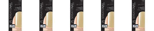 Sensationail Color Gel Polish (Little Gold Dress-71689) 0.25 oz- Lot of FIVE NEW