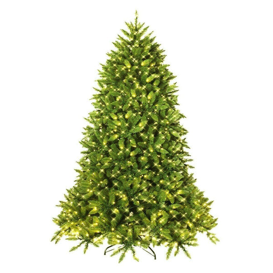 Light Fiber Optic Christmas Tree, Hinged Artificial Christmas Fir Tree  PREOWNED