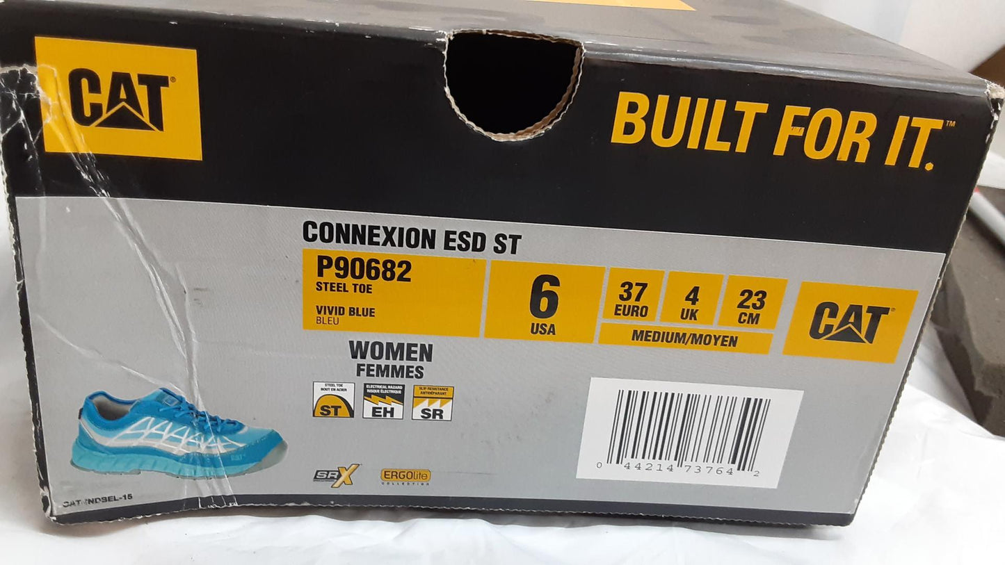 Caterpillar Footwear Connexion, ESD, Slip Resistant, Size 6 Medium Women OPENBOX