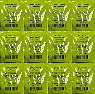 HUGE LOT Starbucks 60 PACKS Freeze Dried Kiwis 75g/2.65oz Bags Each Best By 3/21