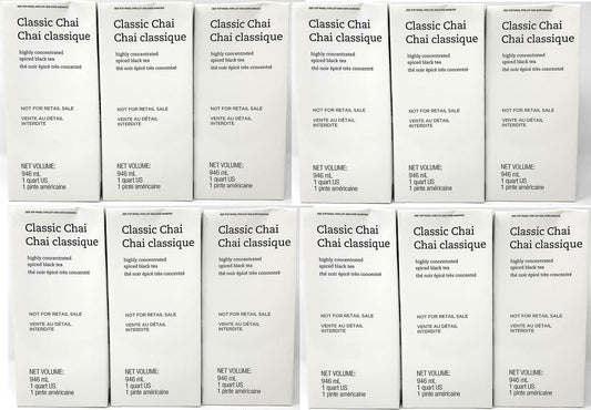 24 PACK STARBUCKS Classic Chai Spiced Black Tea Latte Best By 2/2021