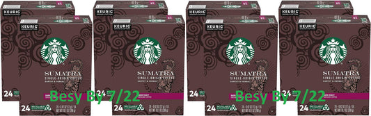 Starbucks Sumatra Dark Roast K-Cups Coffee Pods 192 Count READ DESCRIPTION