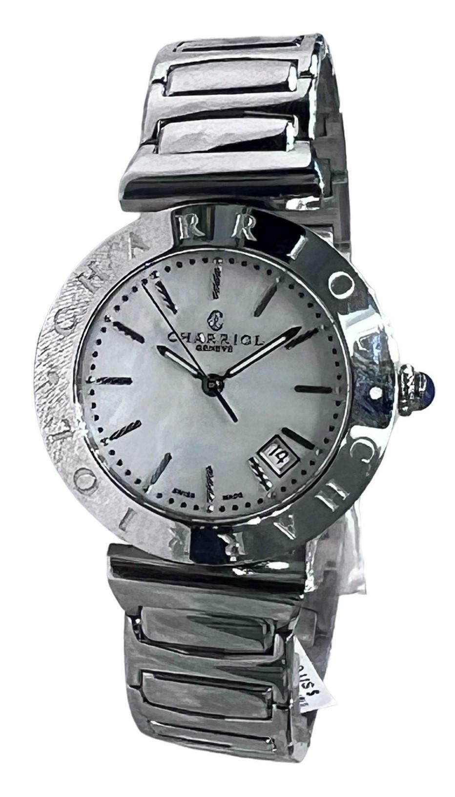 New Ladies Charriol Alexandre Quartz MOP Dial Watch Ref AMS.920.002