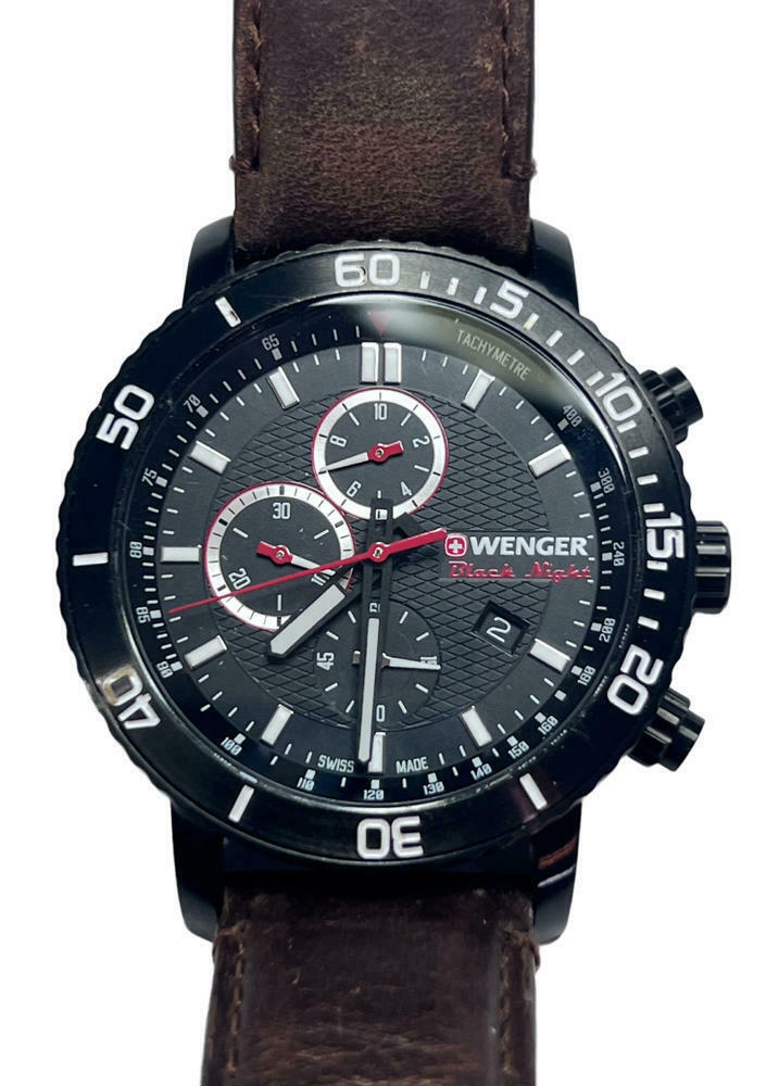 Wenger Men's Black Watch - 01.1843.107