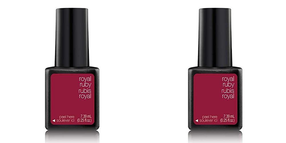 Sensationail Color Gel Polish Royal Ruby 71636  .25 oz. Lot of two