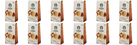 Starbucks via Caramel Latte Instant Coffee Flavor 12 Boxes 60packs BBD Nov 2020