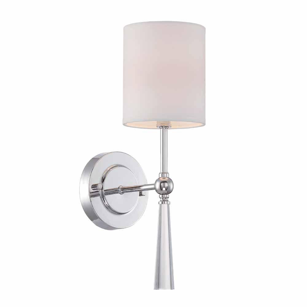 Cordelia Lighting 1-Light Chrome Wall Sconce