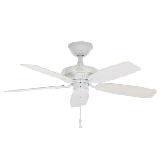 Hampton Bay Gazebo II 42 in. Indoor/Outdoor White Ceiling Fan YG187-WH