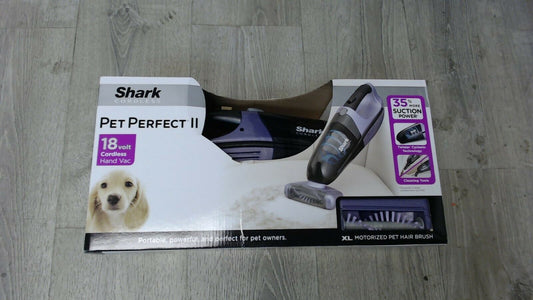 Shark Pet-Perfect II Cordless Bagless Hand Vacuum for Carpet and Hard Floor with Twister Technology and Rechargeable Battery (SV780), Lavender