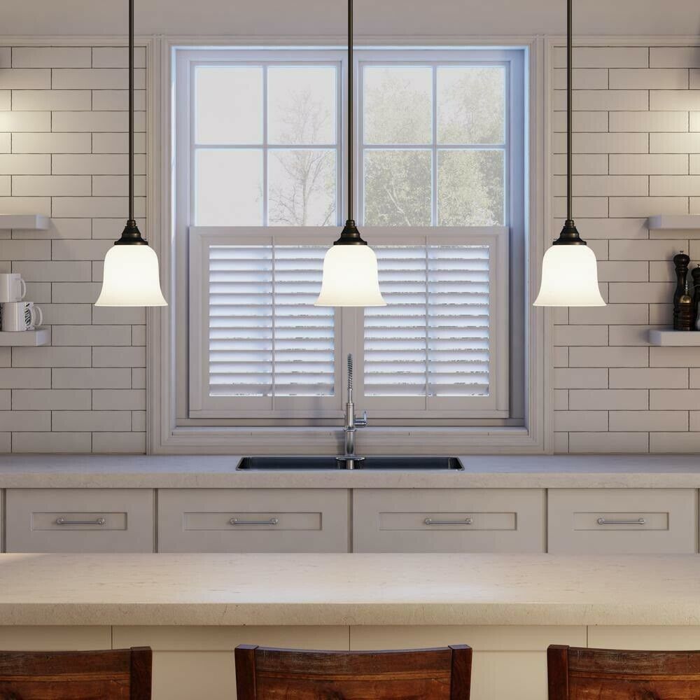 Hampton Bay 1-light Oil Rubbed Bronze Mini Pendant 1001409264