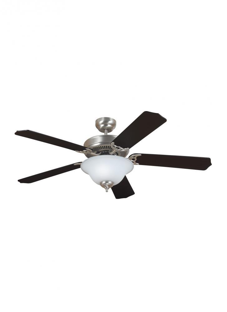 Sea Gull Lighting Quality Max Plus 52 in. LED Brushed Nickel Ceiling Fan