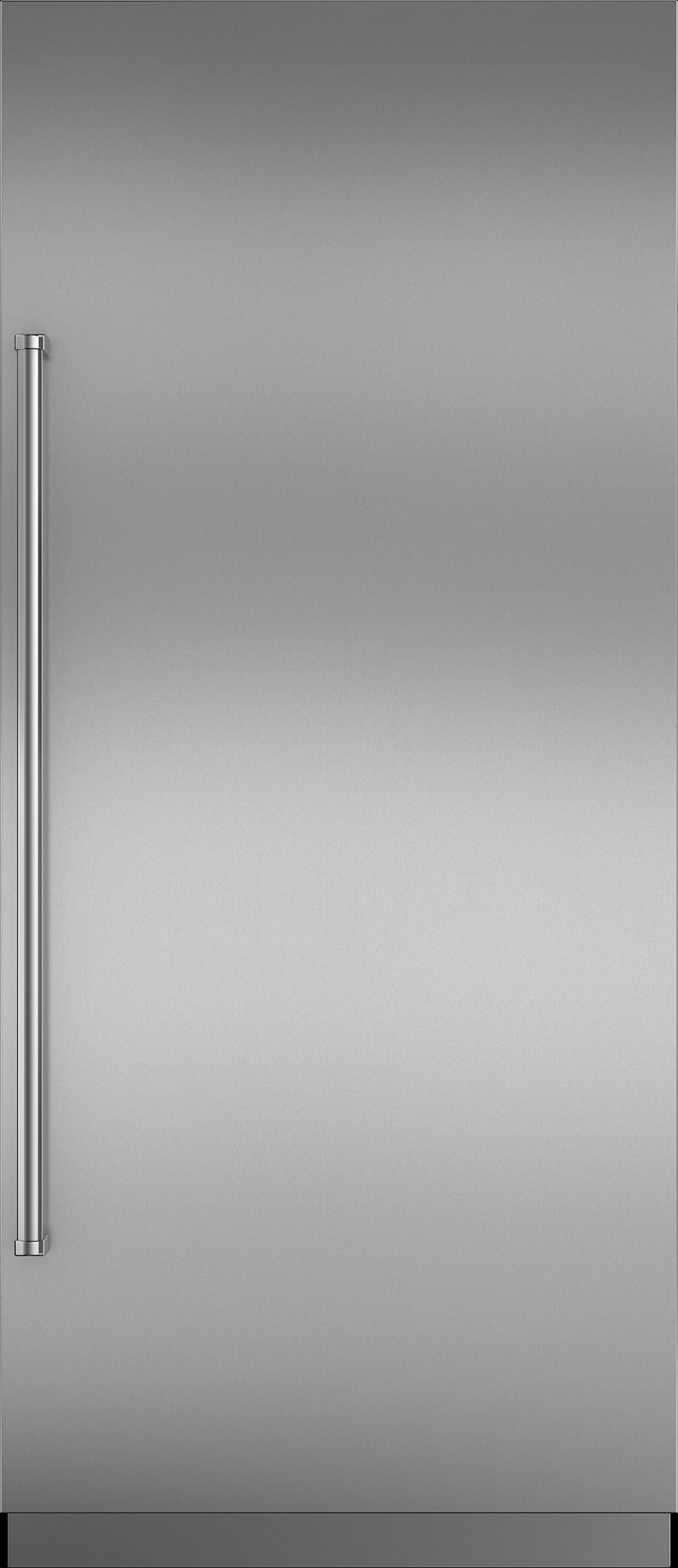 Stainless Steel 36" Door Panel with Pro Handle and 4" Toe Kick - RH