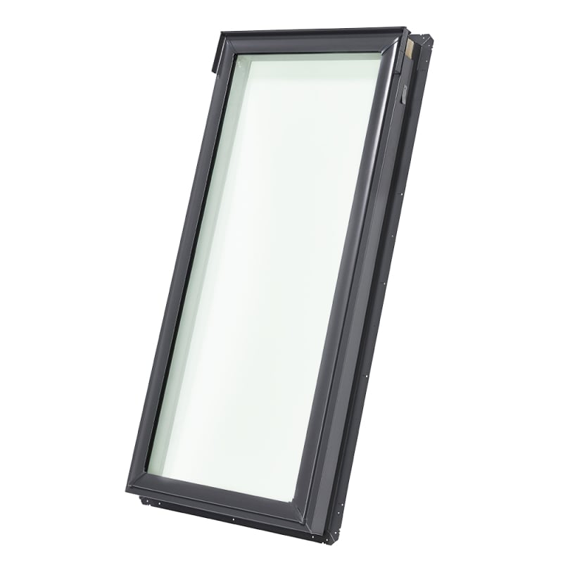 Fixed Skylights: VELUX Skylights 21 in. x 45-3/4 in. Fixed Deck-Mount Skylight with Laminated LowE3 Glass Grays FS C06 2004